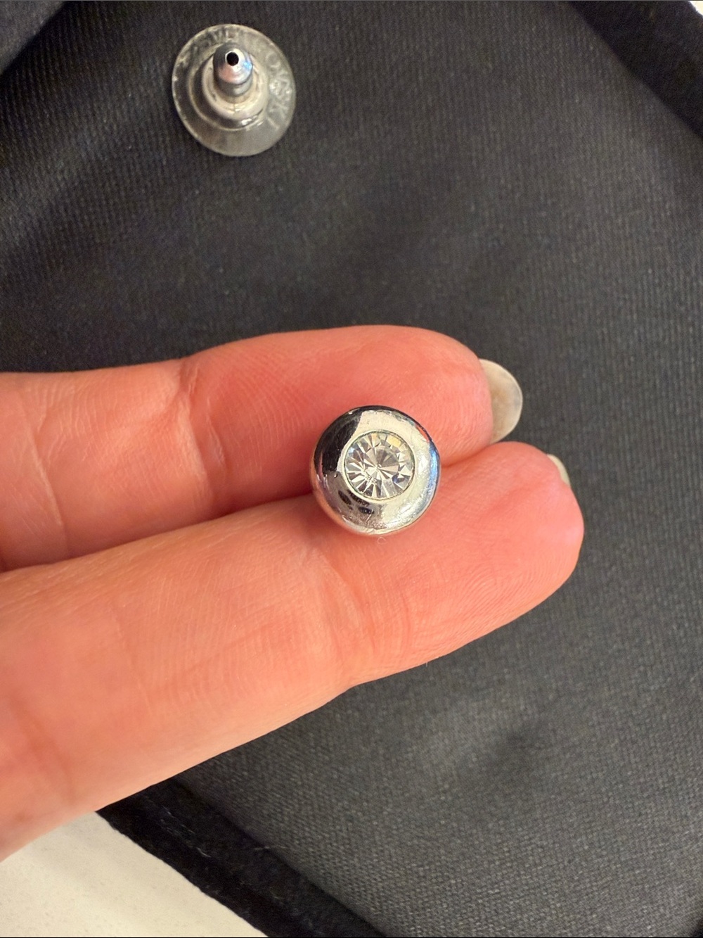 Swarovski Sterling Silver Single Stud Earring